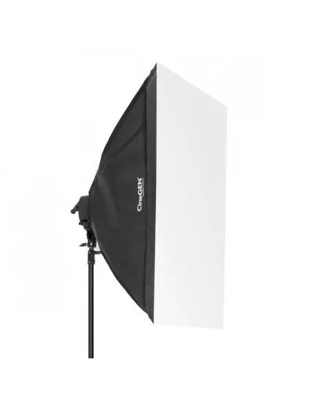 StudioLights-Set mit 2 Hintergründen, 40x60 cm, 125 W